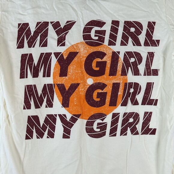 ain't too proud Temptations Shirt Women's Medium White Red Graphic Print - Picture 4 of 9